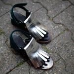 marni metallic slipper