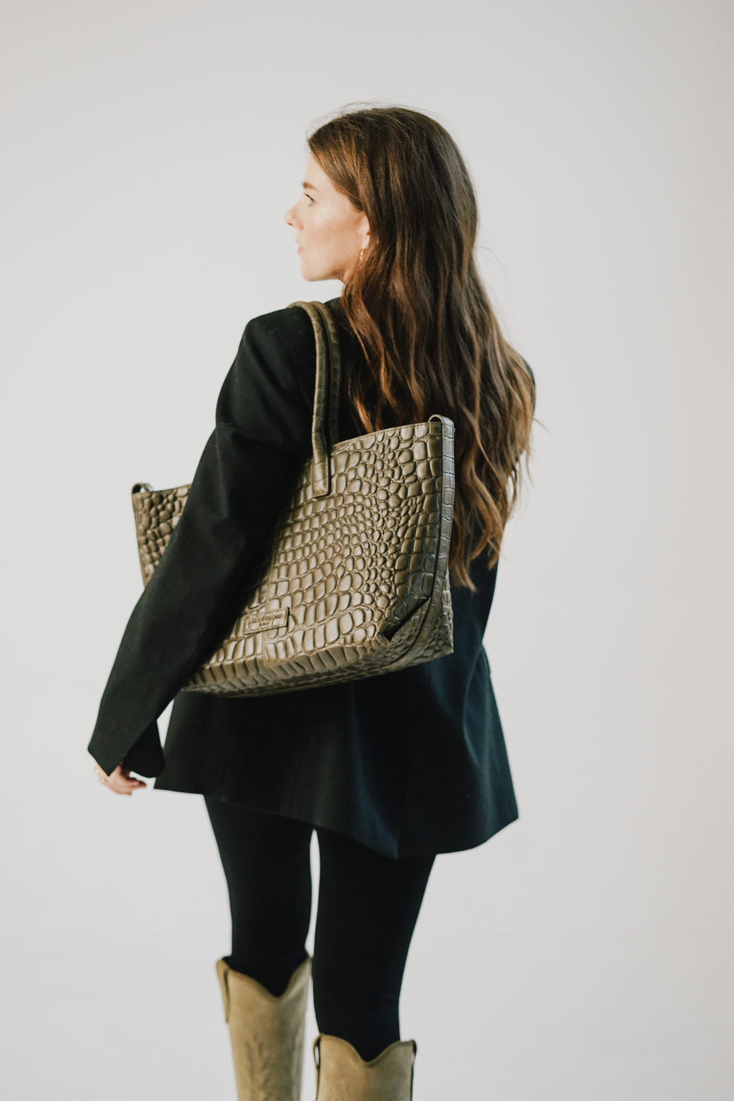 Shopper mit Krokoprägung von Liebeskind gleich zwei Mal im Journelles